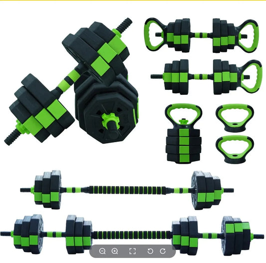 HiMISS 4 In 1 Adjustable Kettlebell Dumbbell Set For Gym