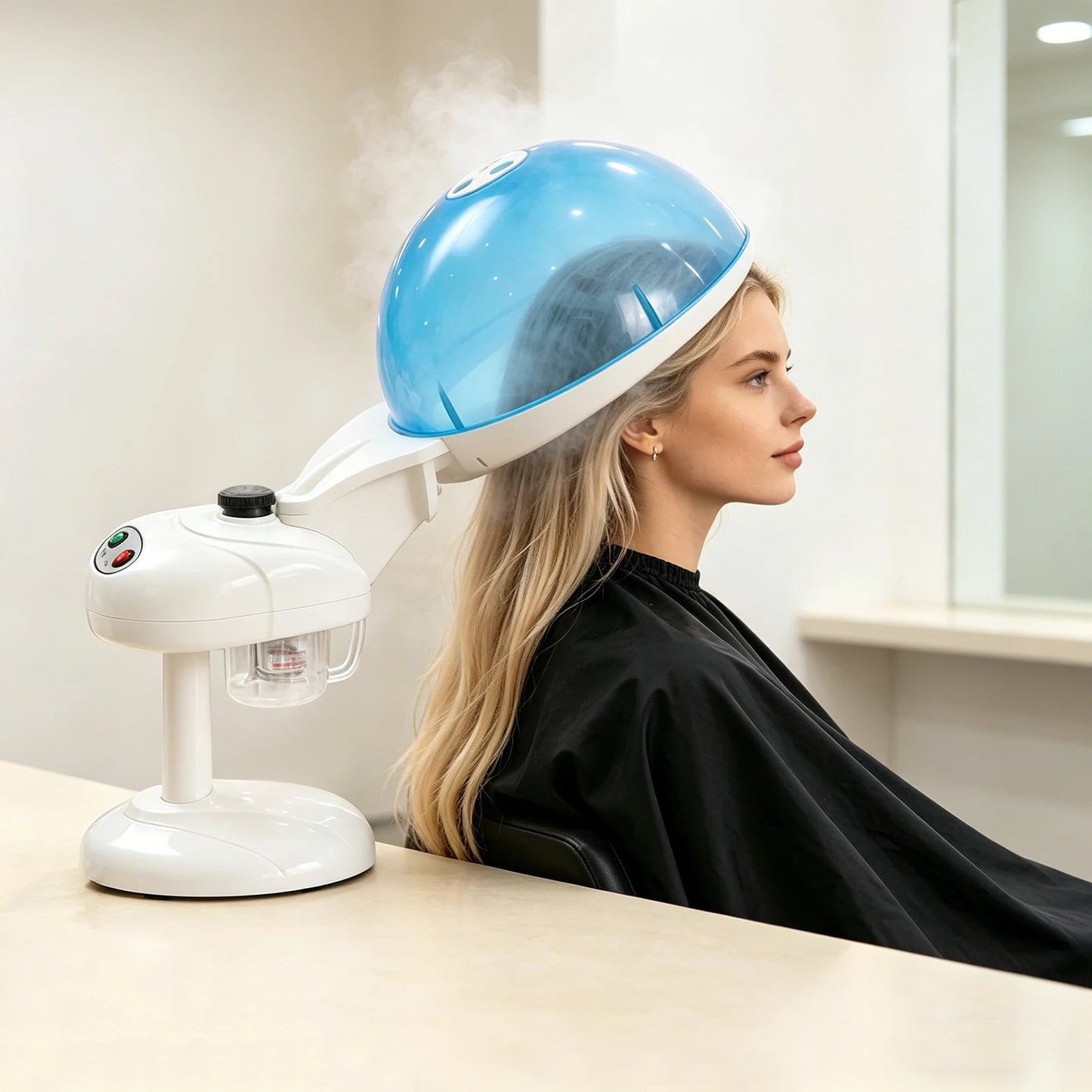 Bymaocar 480W Hair And Facial Steamer 2 In 1 Hot Mist Nano Sauna