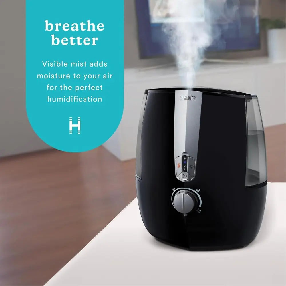Bedroom Humidifier With Warm And Cool Mist And Oil Pads