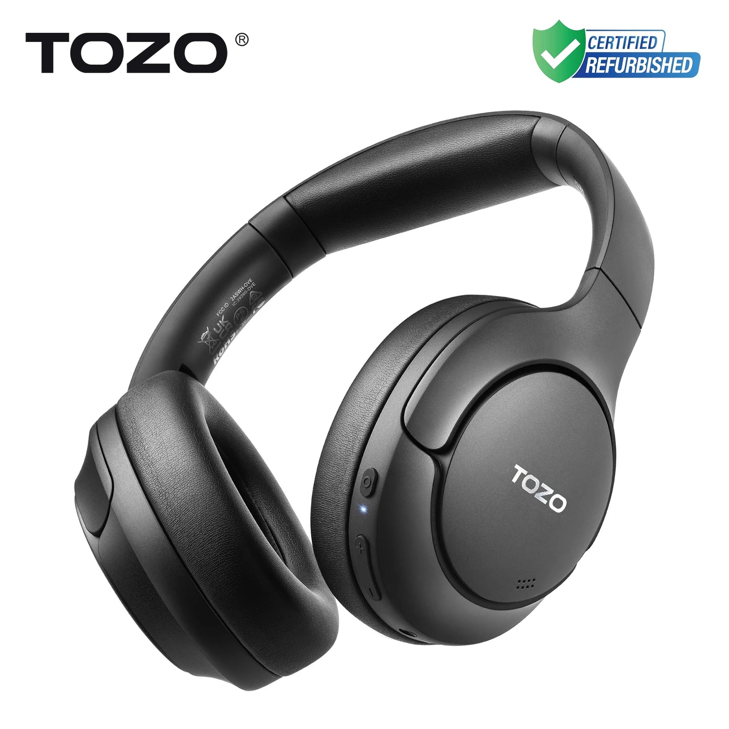 TOZO Refurbished HiRes Over Ear Headphones With ANC Wireless