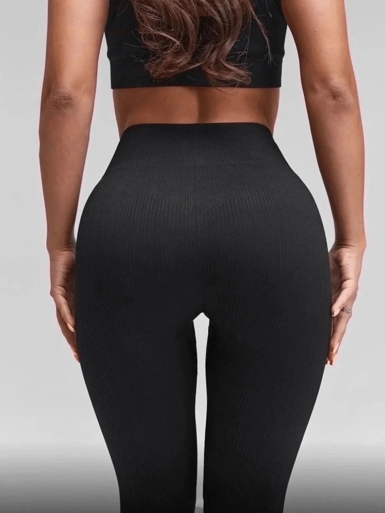 Summer Sports Yoga Leggings With Seamless High Elastic Tummy Control