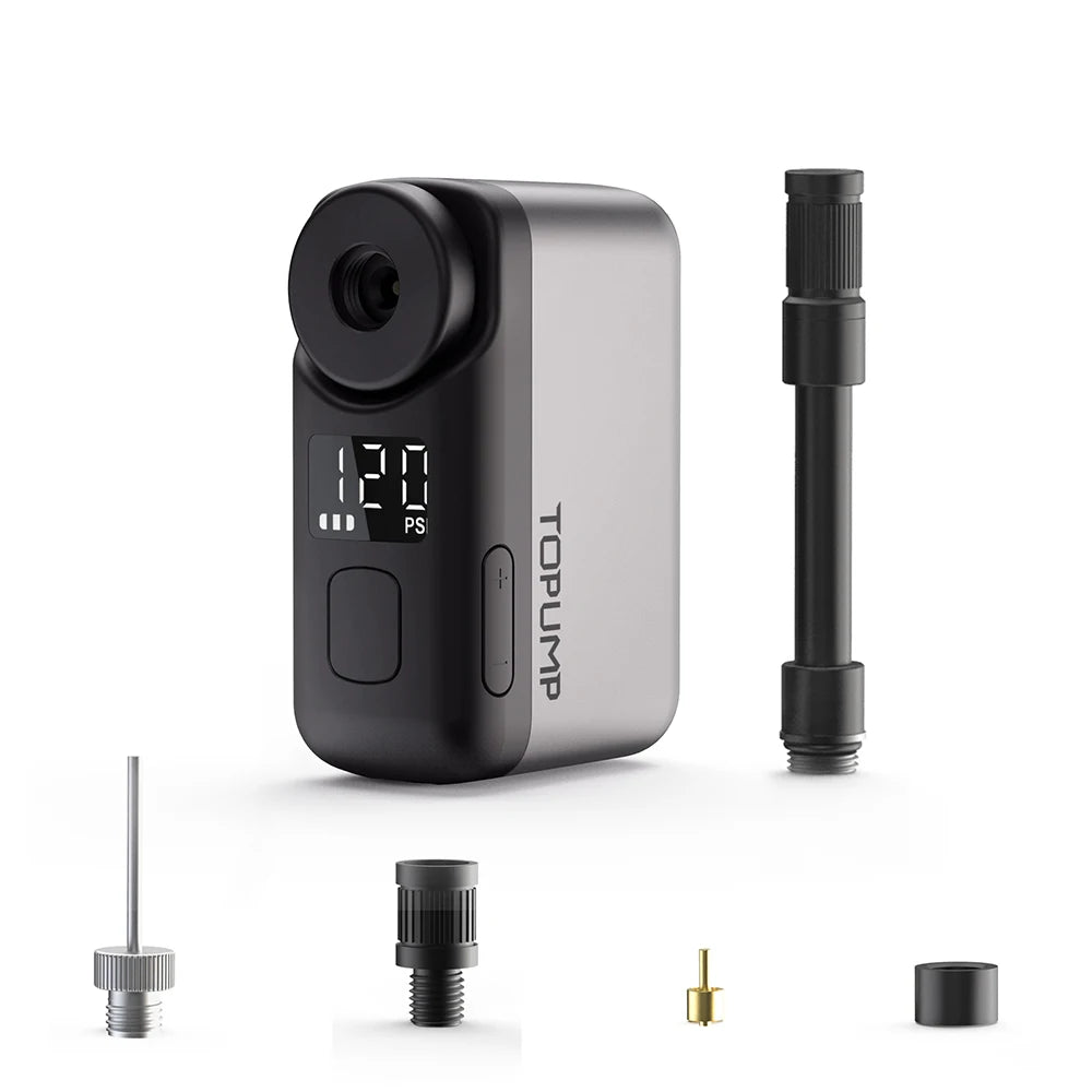 Topump TB2 Pro Electric Mini Portable Bike Pump With Display