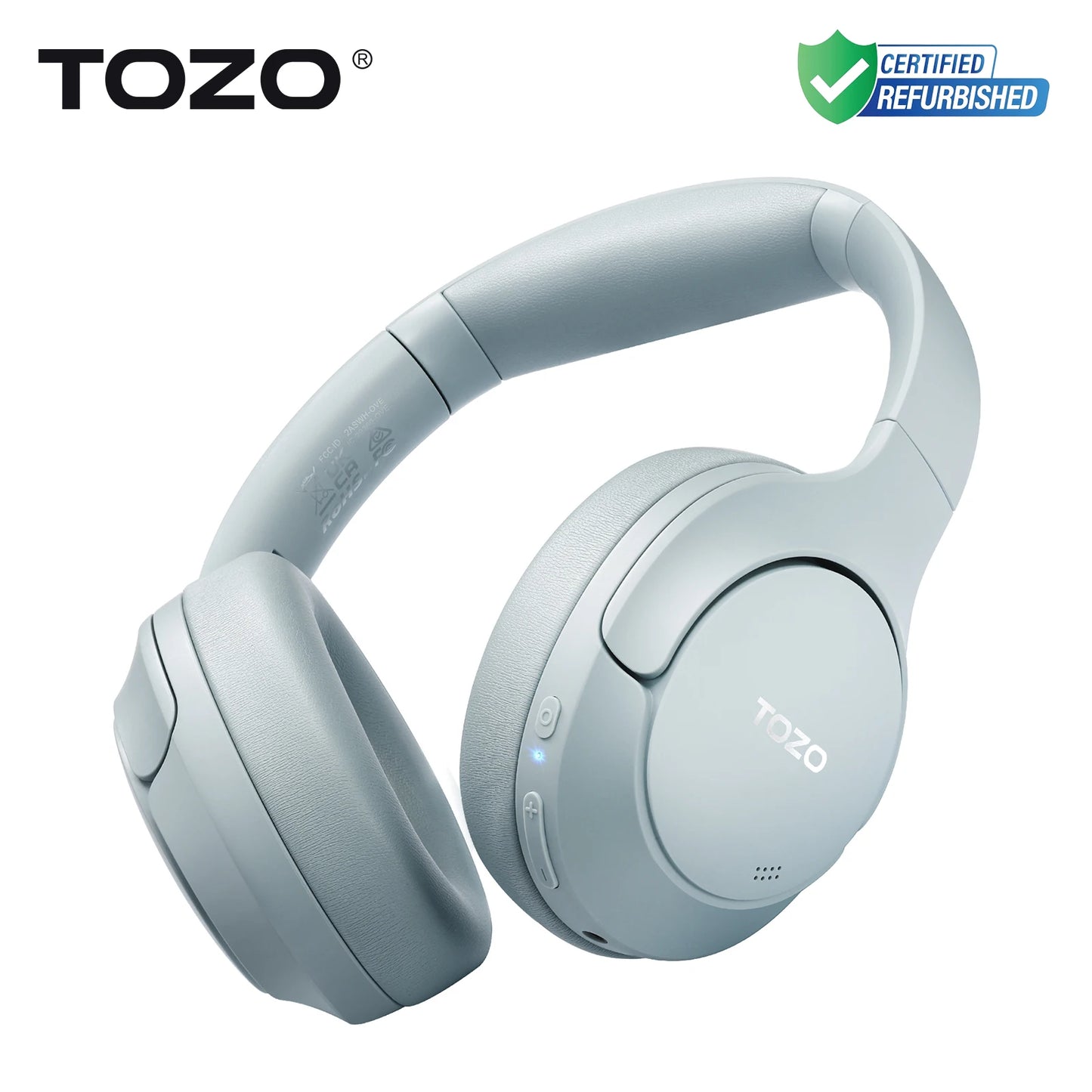 TOZO Refurbished HiRes Over Ear Headphones With ANC Wireless