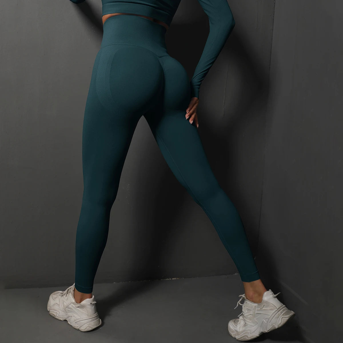 Hamidou Women Yoga Leggings High Waist Seamless Fitness Pants