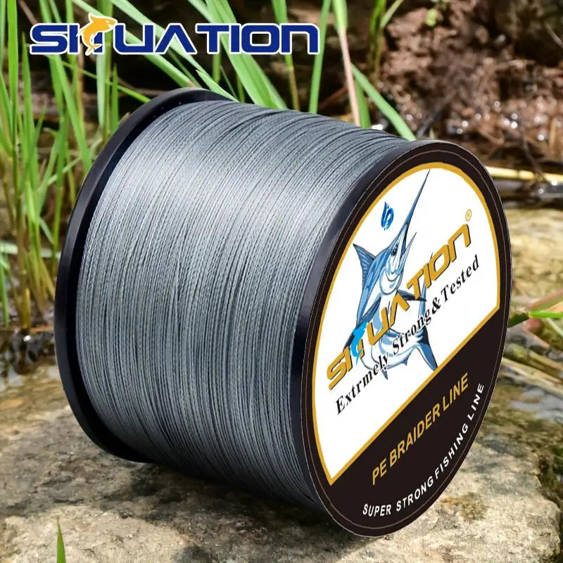 Braided Fishing Line Four Strand PE Wear Resistant