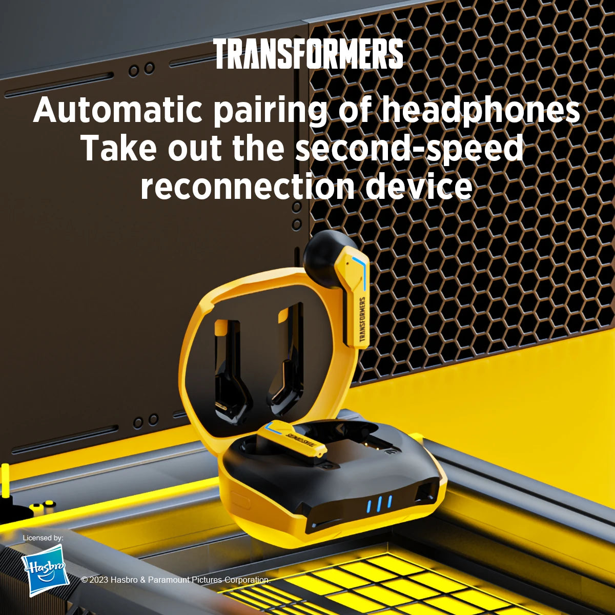 Transformers Wireless Bluetooth Earphones With Mic And Low Latency Audio