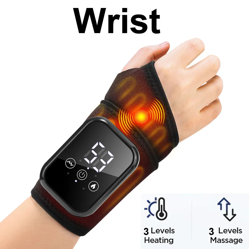 Hailicare Heated Ankle Massager With Vibration And Heat Therapy