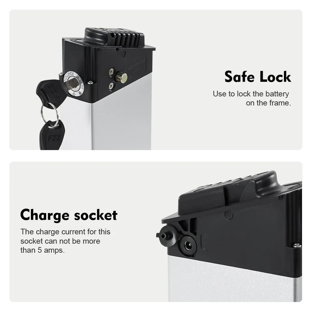 ACEBEI-POWER Battery For Lectri XP Step Thru 2.0 48V 10.4Ah 12.8Ah 14Ah
