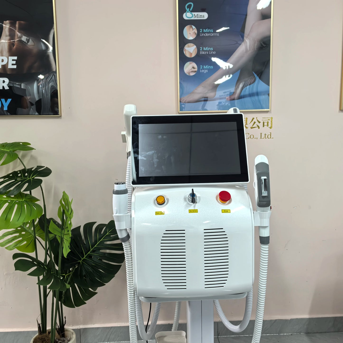 Myoslim 5000W 4In1 Diode Pico 808 Hair Removal System
