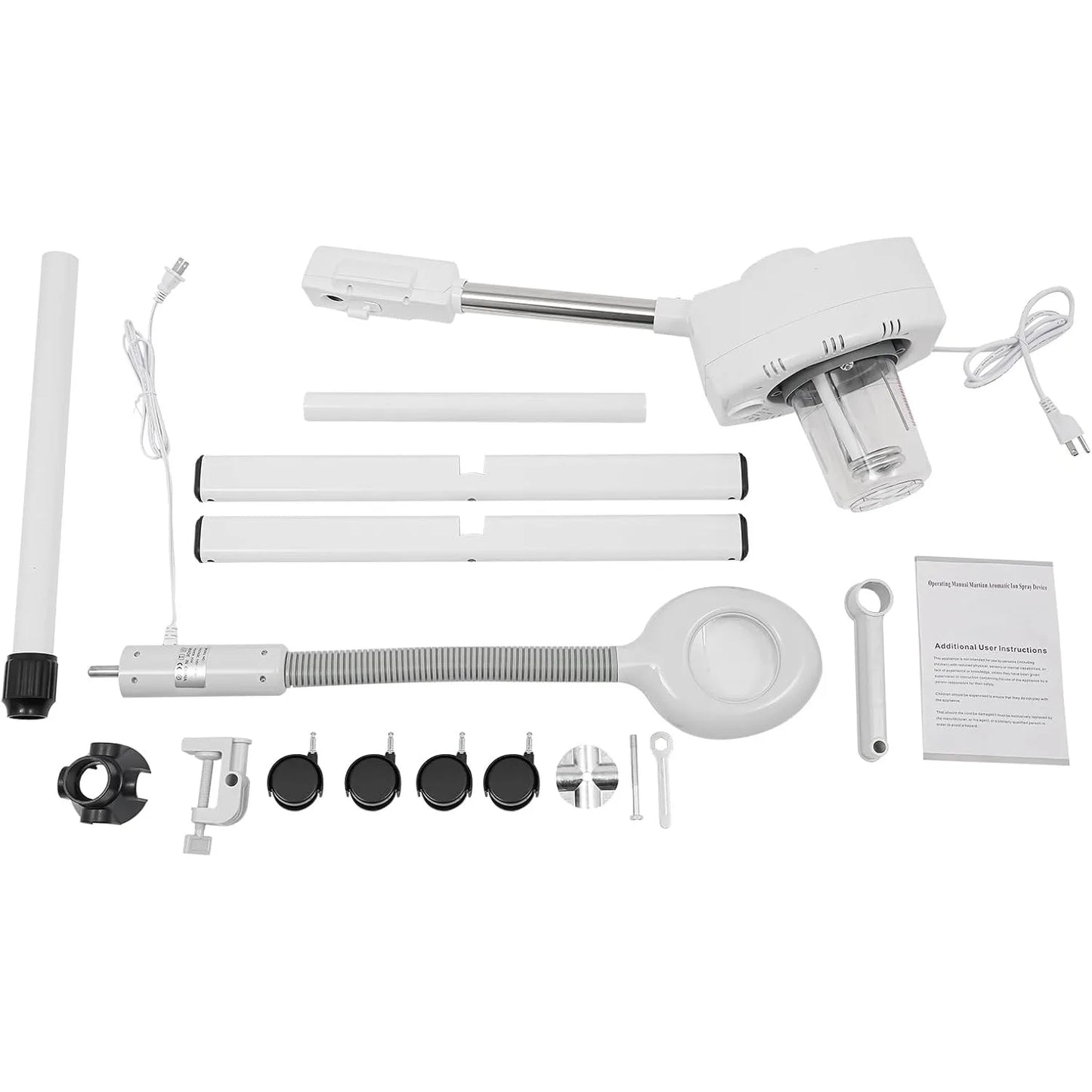 Professional Facial Steamer With Thermal Mist And Magnifying Glass