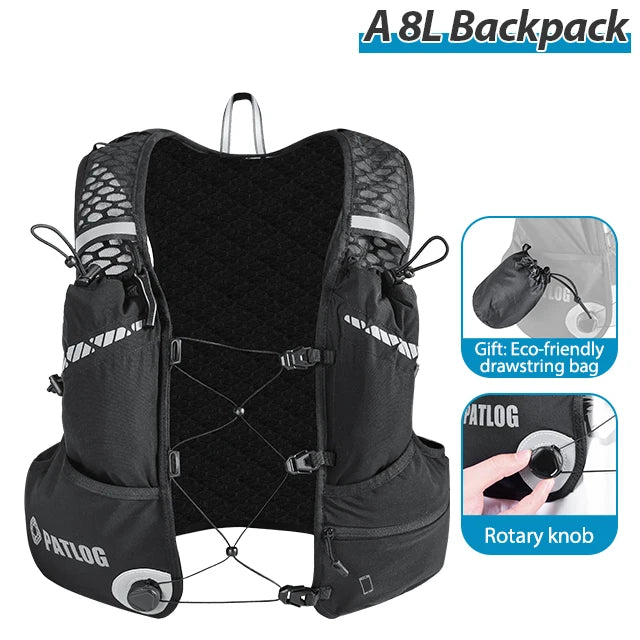 Breathable Hydration Vest Backpack For Trail Running And Cycling