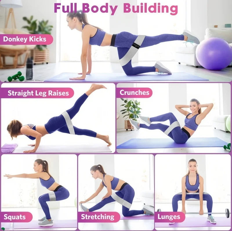 Booty Band Set Of 3 Resistance Bands For Glutes And Thighs Workout