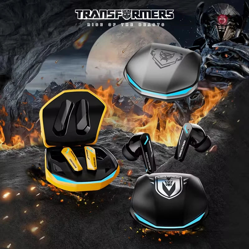 Transformers GM2 Pro Bluetooth Wireless Gaming Earphones Headset
