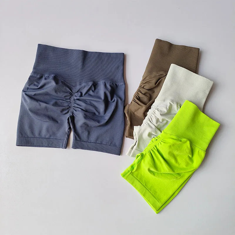 SKINOFSKIN Hip Lifting Sports Shorts For Women High Waist