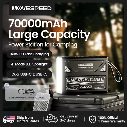 LED Camping Lantern 70000mAh Emergency Light For Outdoor Use