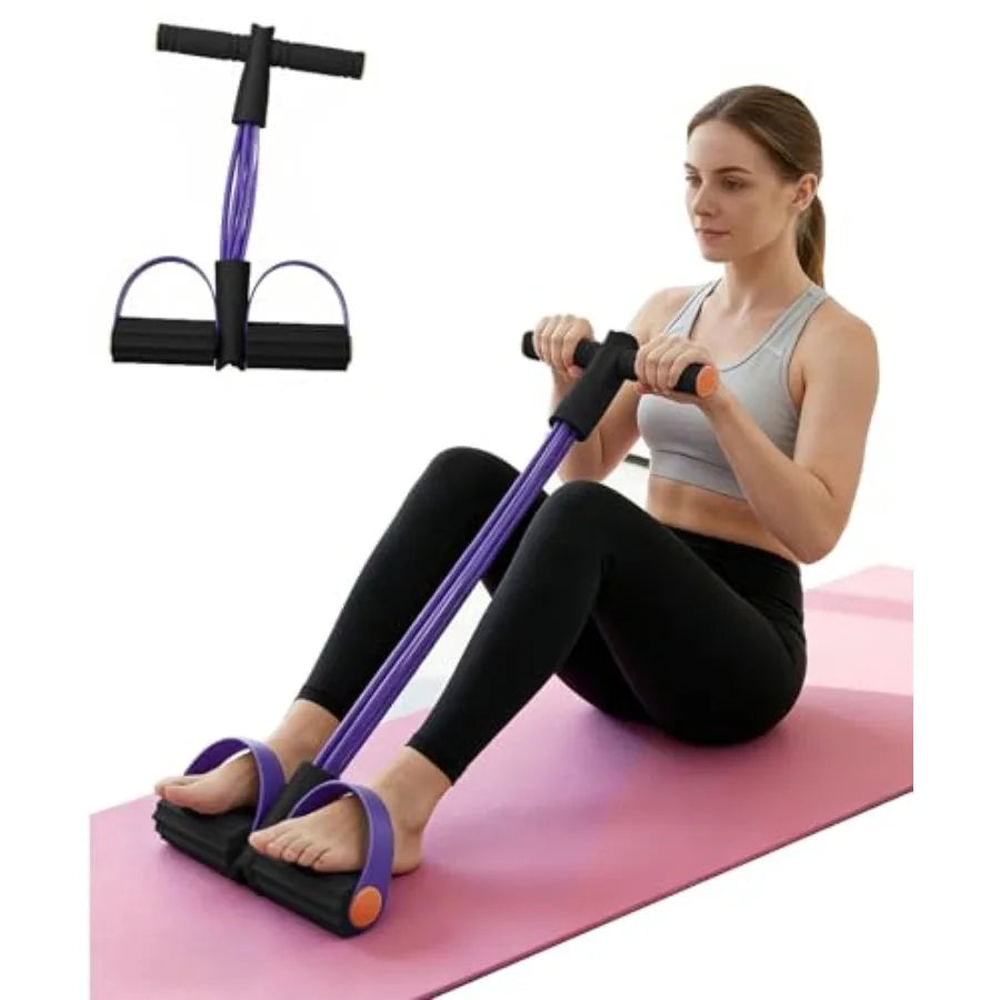 Pedal Resistance Bands With Handles For Full Body Training