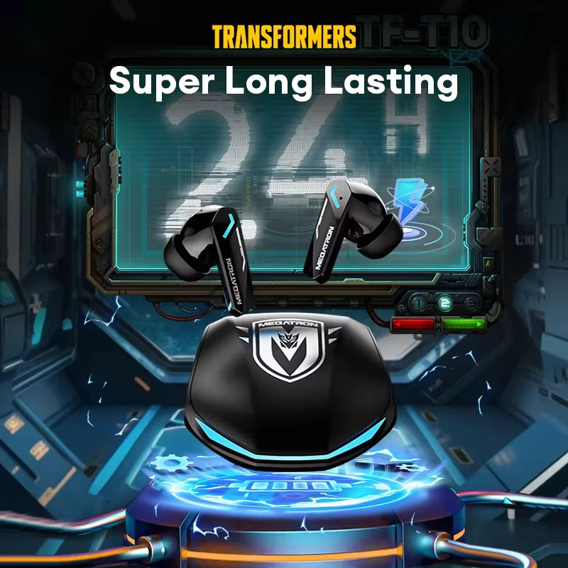 Transformers GM2 Pro Bluetooth Wireless Gaming Earphones Headset