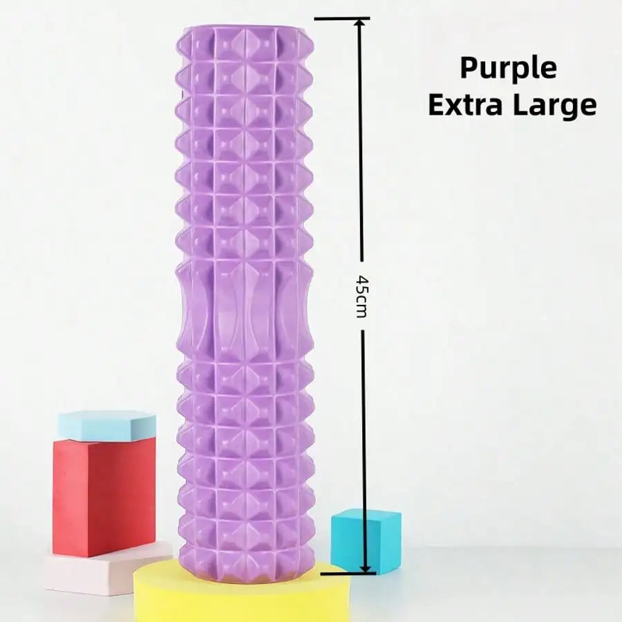 Foam Yoga Massage Roller For Muscle Relaxation And Flexibility