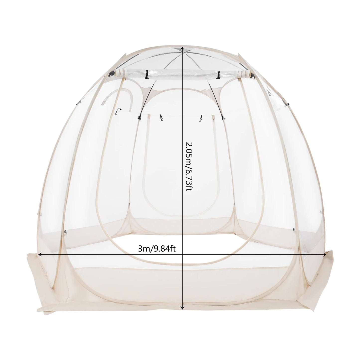 Clear Pop Up Bubble Tent For Outdoor Gardens And Backyards