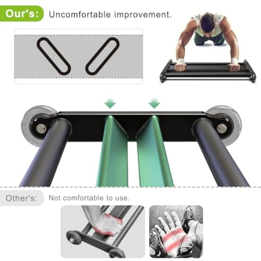 Glute Ham Glider Heavy Duty Machine For Hamstring Curl And Leg Workouts