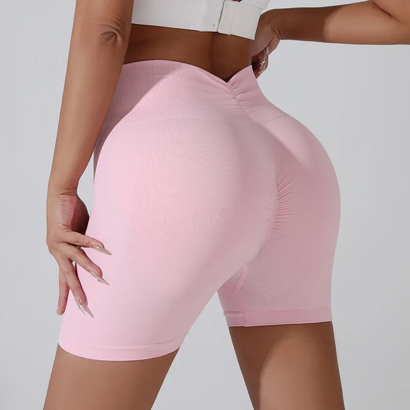 SKINOFSKIN Hip Lifting Sports Shorts For Women High Waist