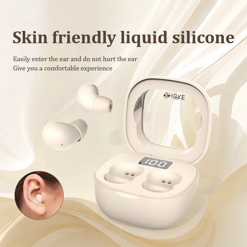 SHUKE Wireless Earbuds Bluetooth Headphones With Active Noise Cancelling