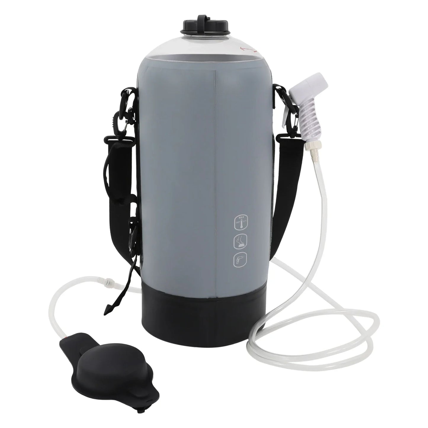 Portable Camping Shower Leakproof Water Bag With Detachable Strap