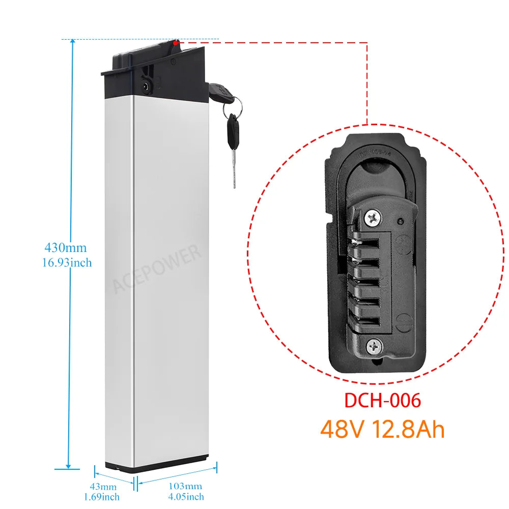 ACEBEI POWER 48V 10Ah Battery Compatible With ENGWE EP2 Pro