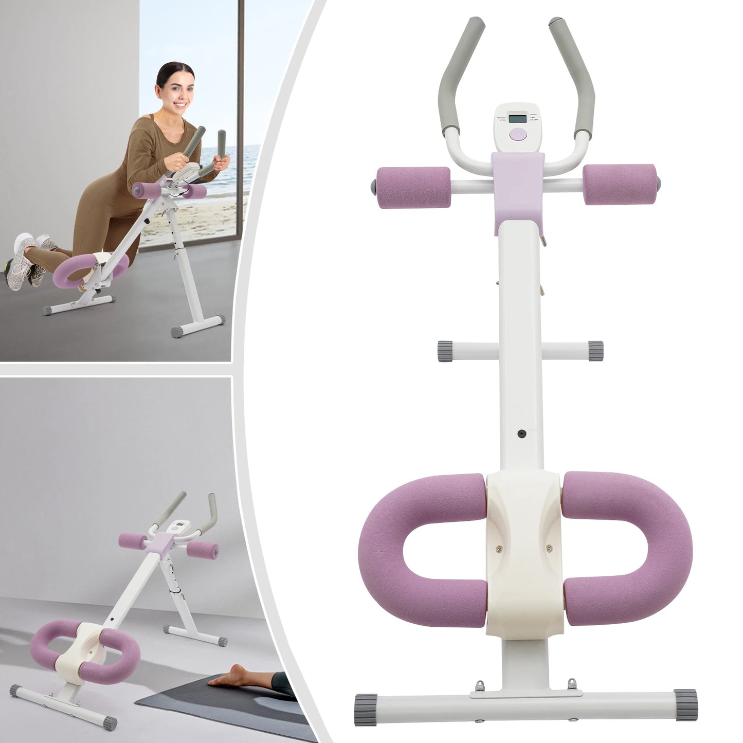 Foldable Abdominal Trainer Machine Home Gym Workout
