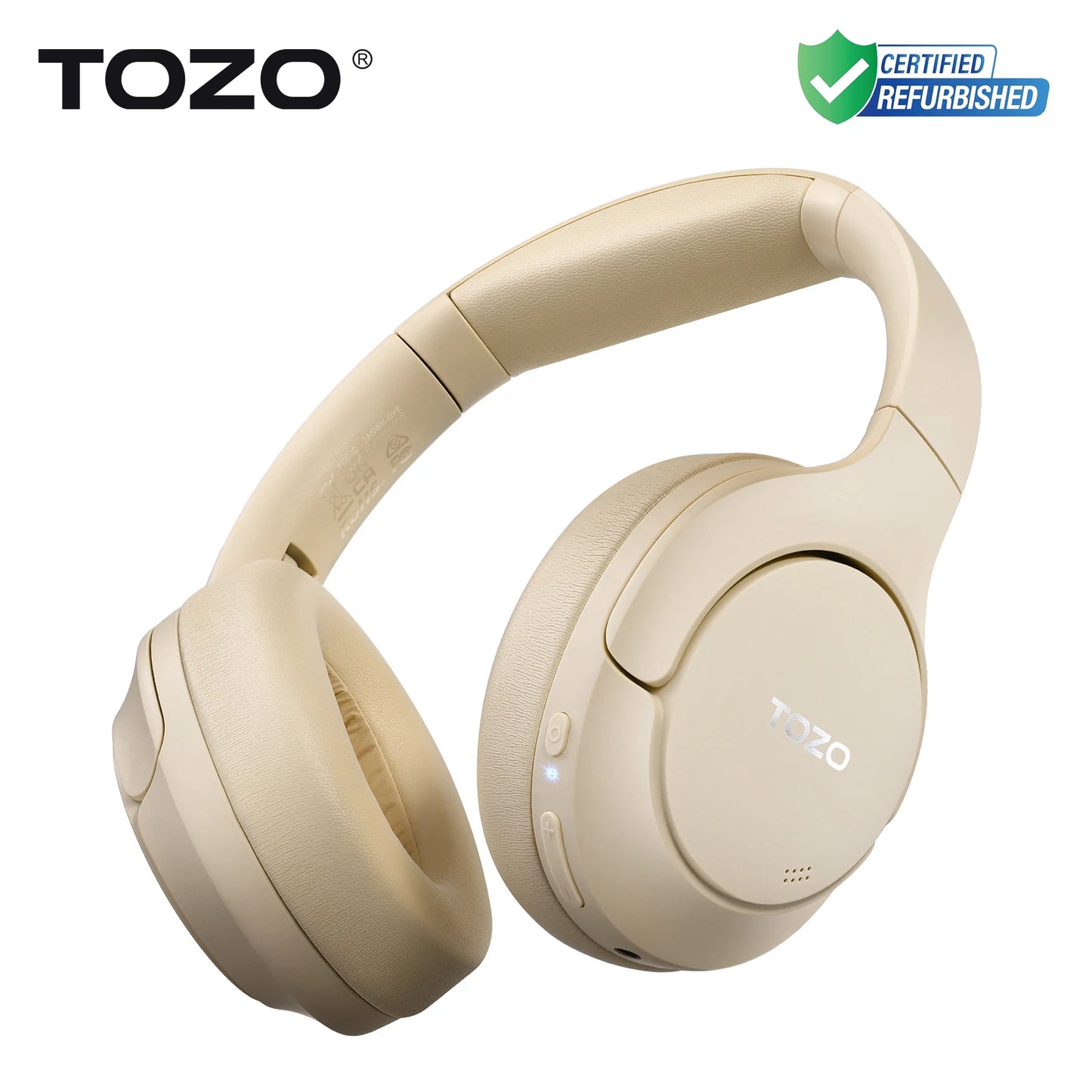 TOZO Refurbished HiRes Over Ear Headphones With ANC Wireless