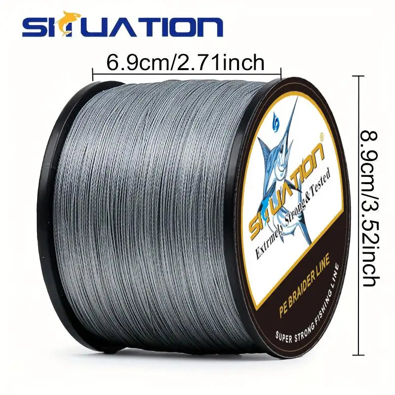 Braided Fishing Line Four Strand PE Wear Resistant