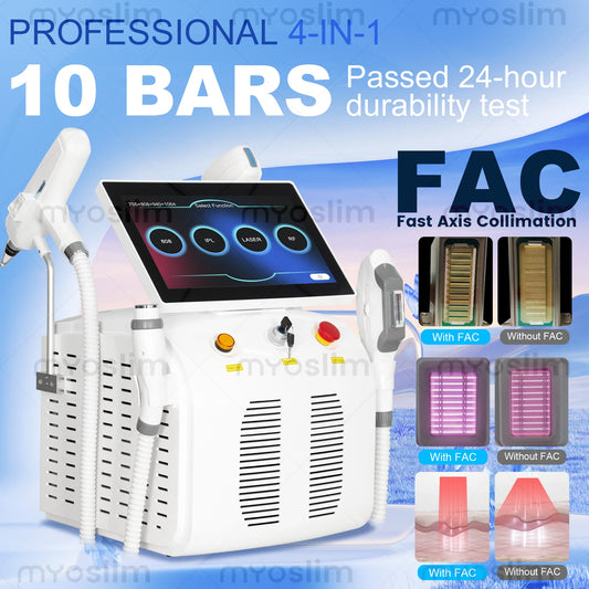 Myoslim 5000W RF 808 Diode IPL Hair Removal Machine 4in1