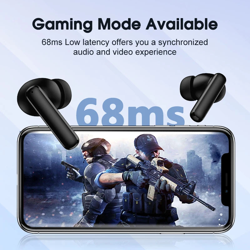 QCY T13 ANC Wireless Earbuds With Bluetooth 5.3 Connection