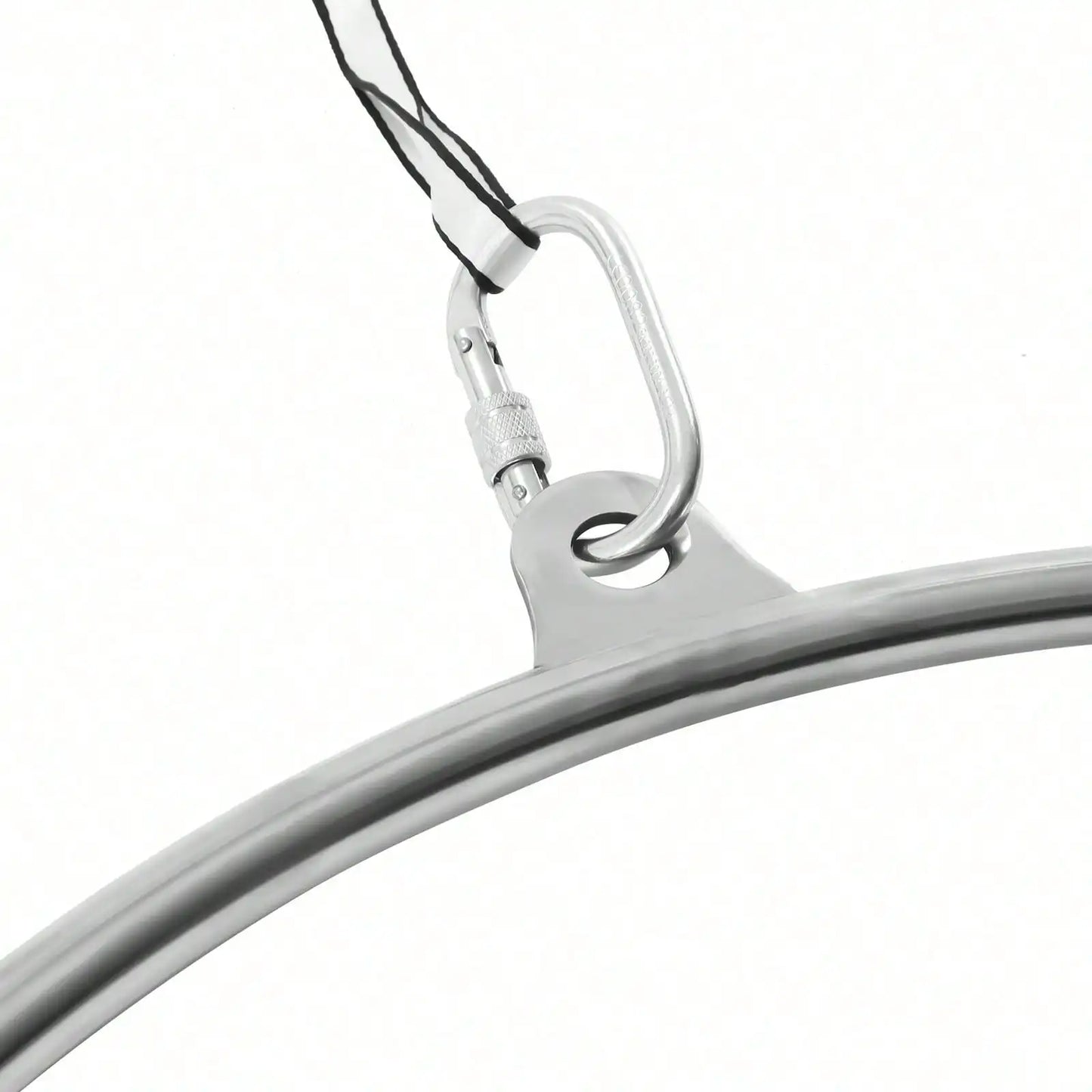 Aerial Lyra Hoop Gymnastic Equipment Stainless Steel Ring 350Kg
