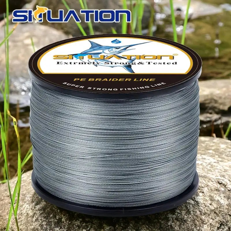 Braided Fishing Line Four Strand PE Wear Resistant