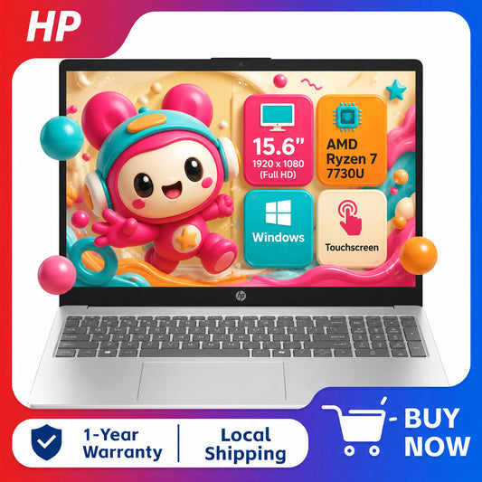 HP Ryzen 7 Touchscreen Laptop With 2TB SSD Windows 11 Home