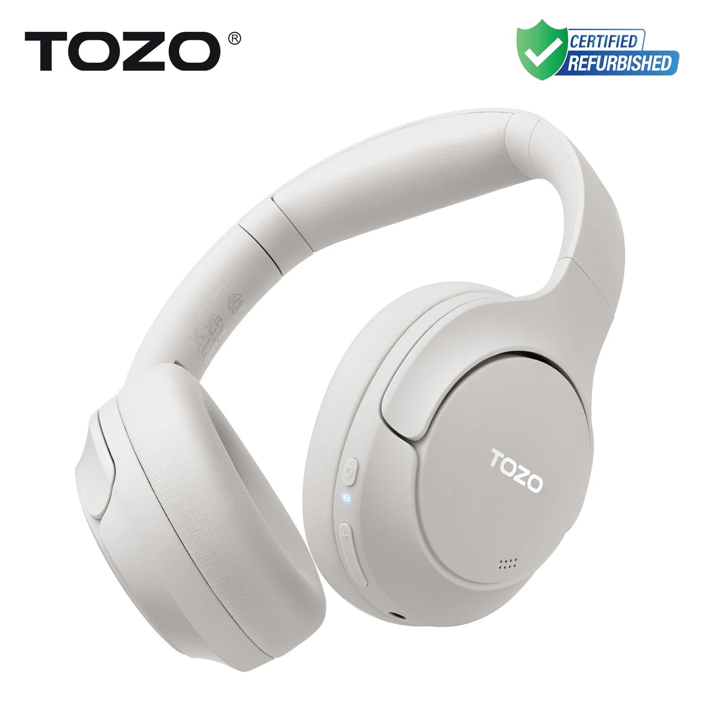 TOZO Refurbished HiRes Over Ear Headphones With ANC Wireless