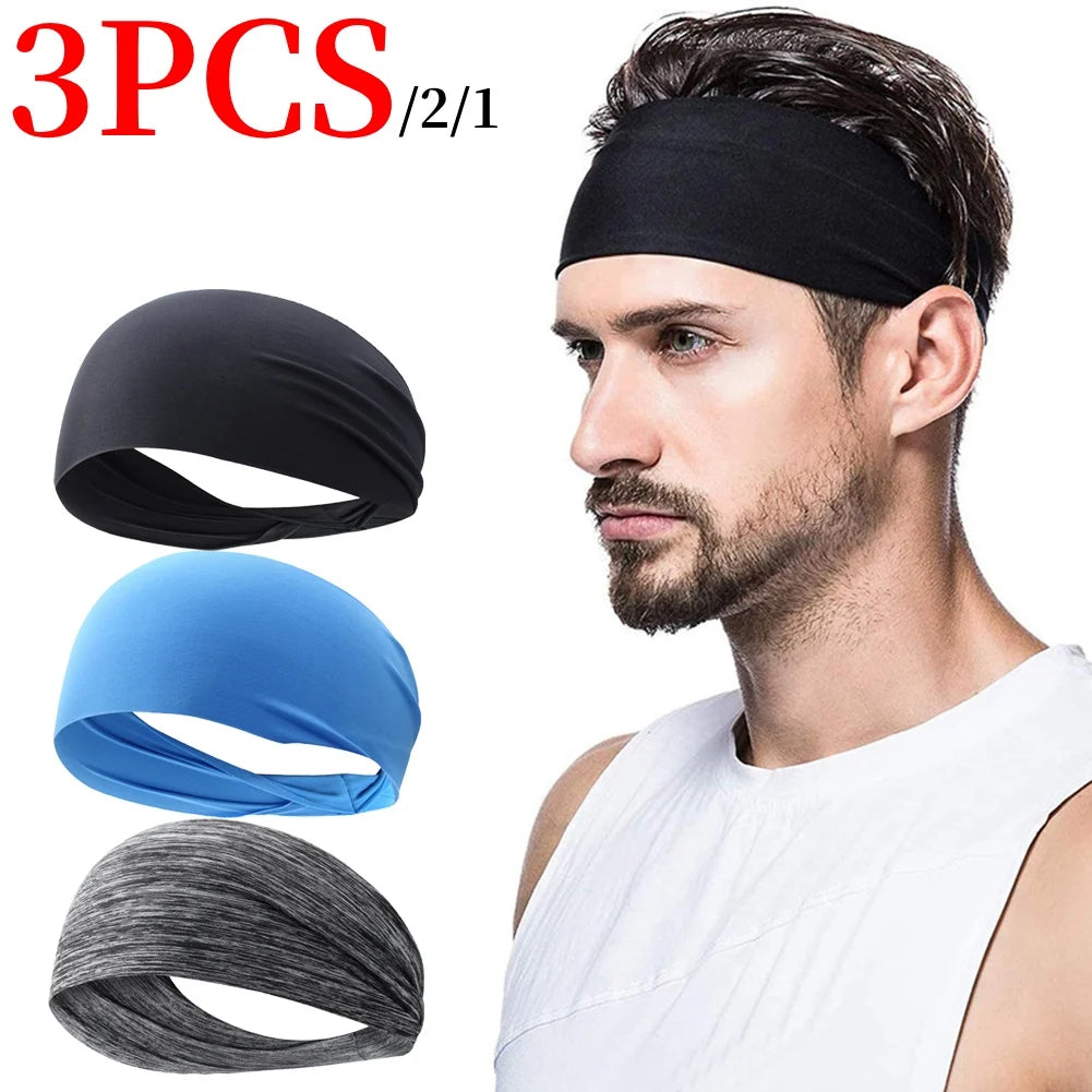 APWIKOGER Sports Headbands For Men And Women QuickDry Sweatbands