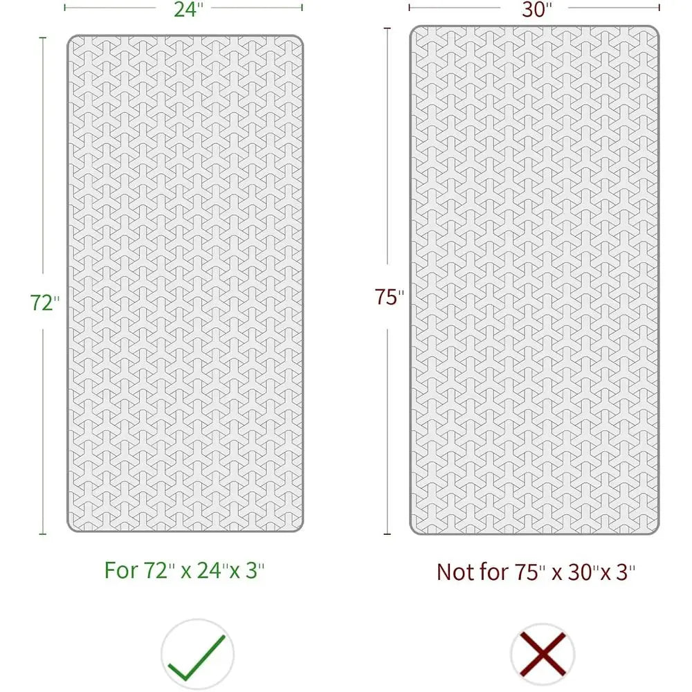 Camping Mattress Pad With Waterproof Cover Roll Up Floor Mat