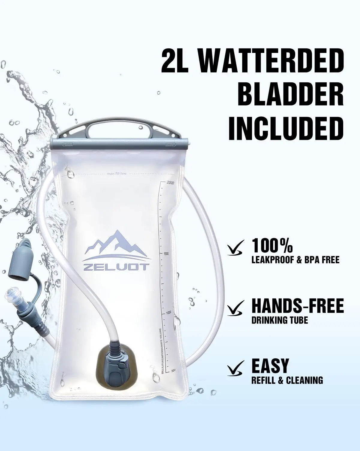 Lightweight Running Chest Pack Hydration Backpack For Men Women