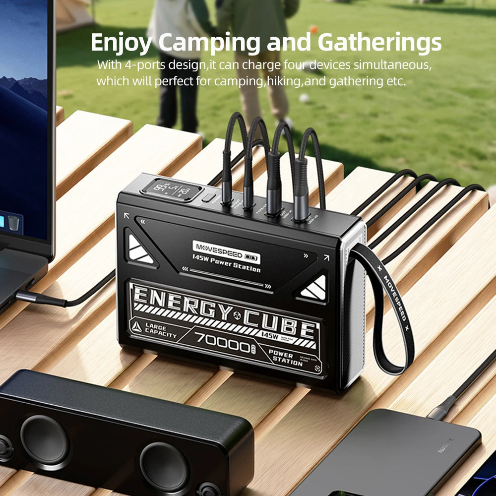 LED Camping Lantern 70000mAh Emergency Light For Outdoor Use