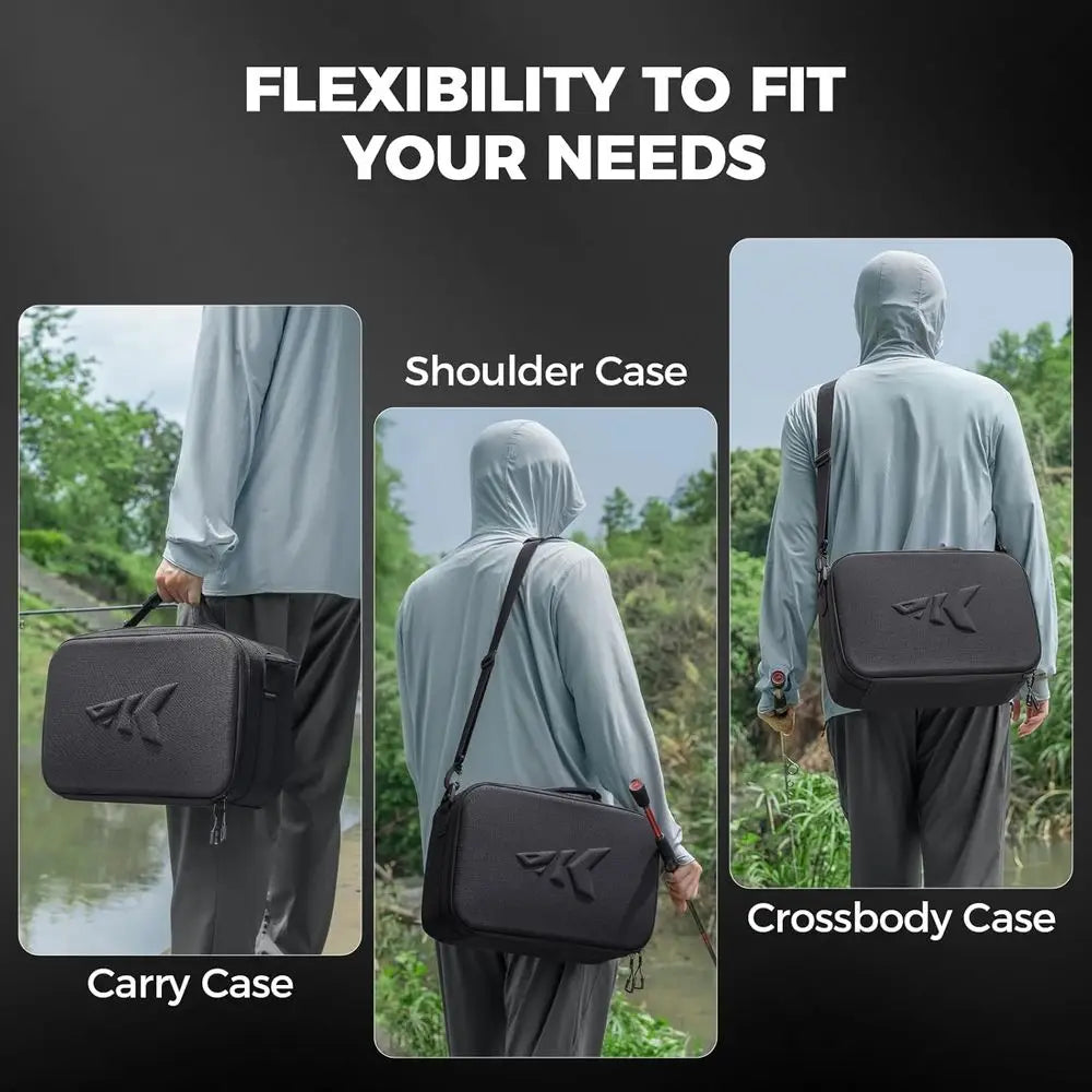 Fishing Case With Adjustable Dividers, Rigid Loadmaster Frame, Waterproof