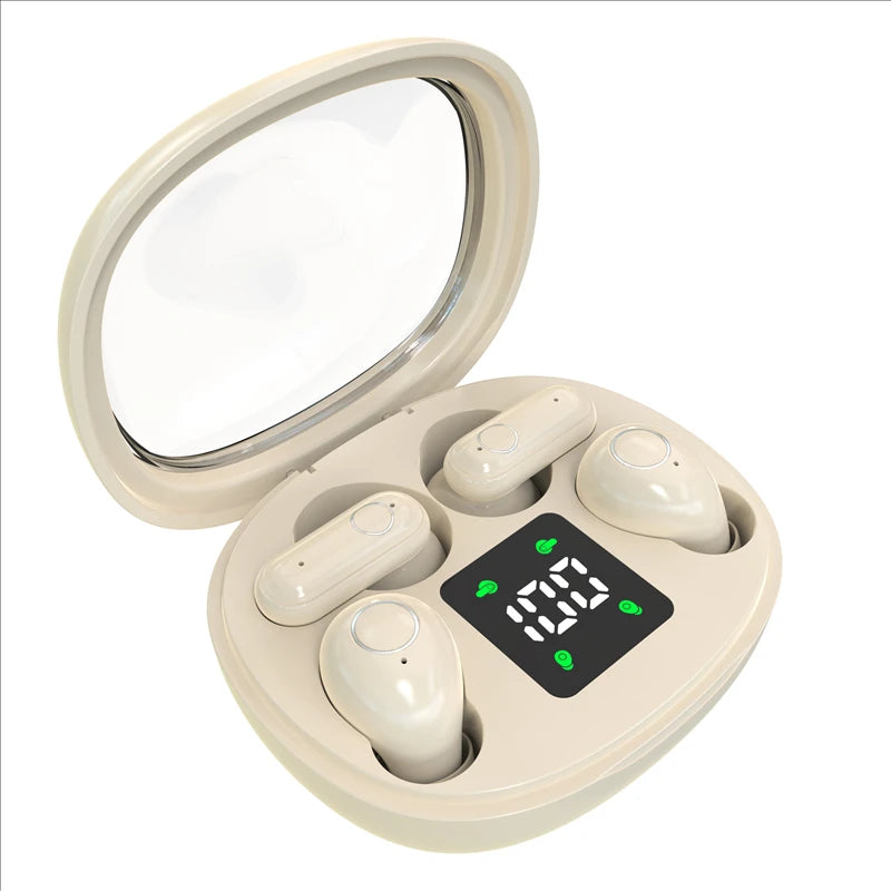 SHUKE 2in1 Wireless Bluetooth Earbuds With Noise Cancelling Battery Life