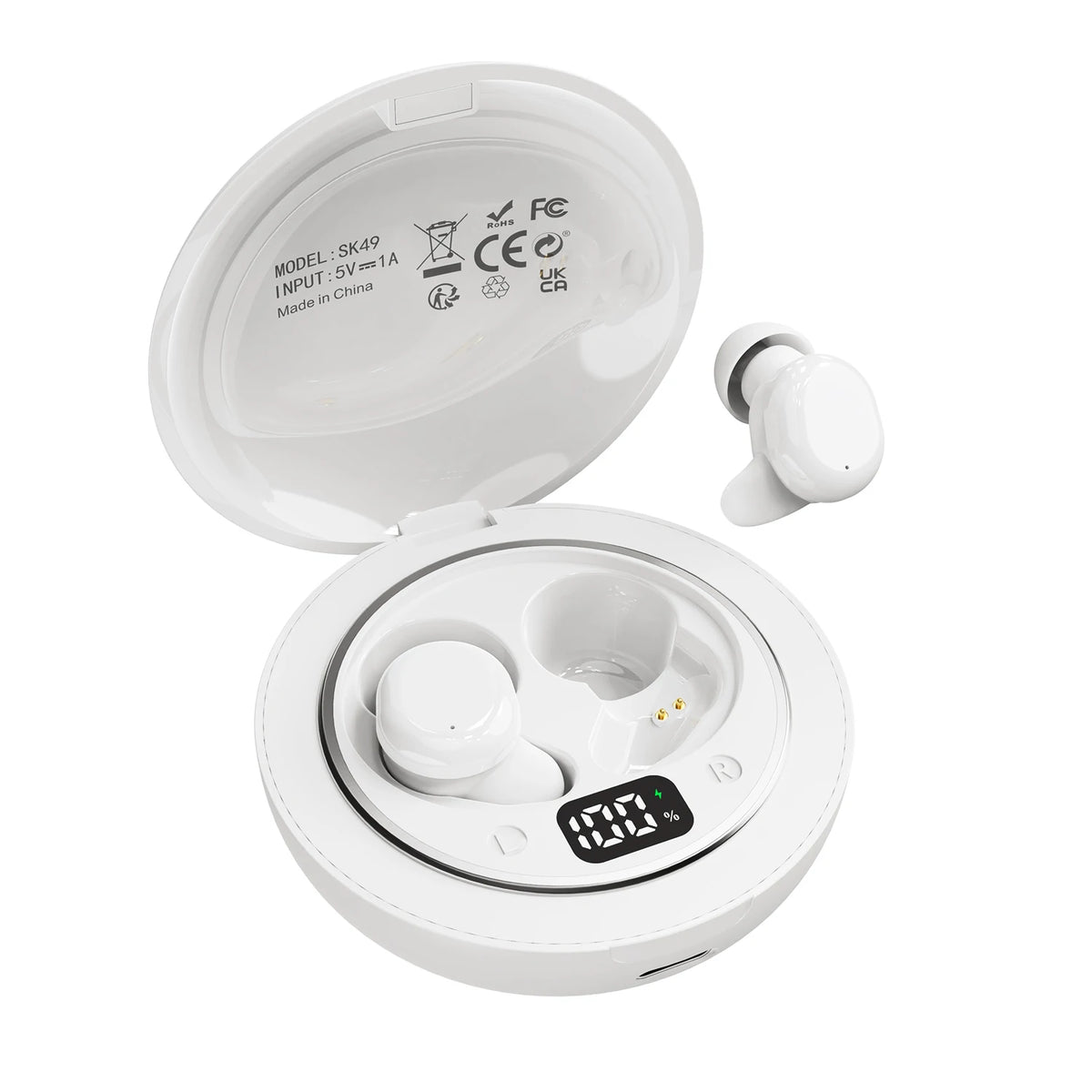 SHUKE Bluetooth Sleep Earbuds With Noise Cancelling Side Sleeper Comfort
