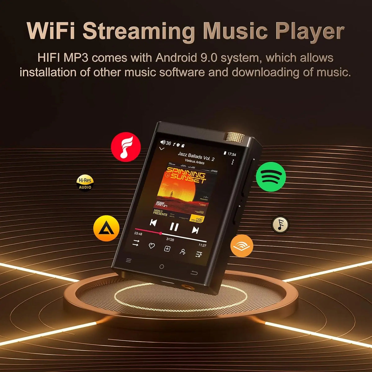 Oilsky Hi-Fi Lossless Music Player With Bluetooth And WiFi