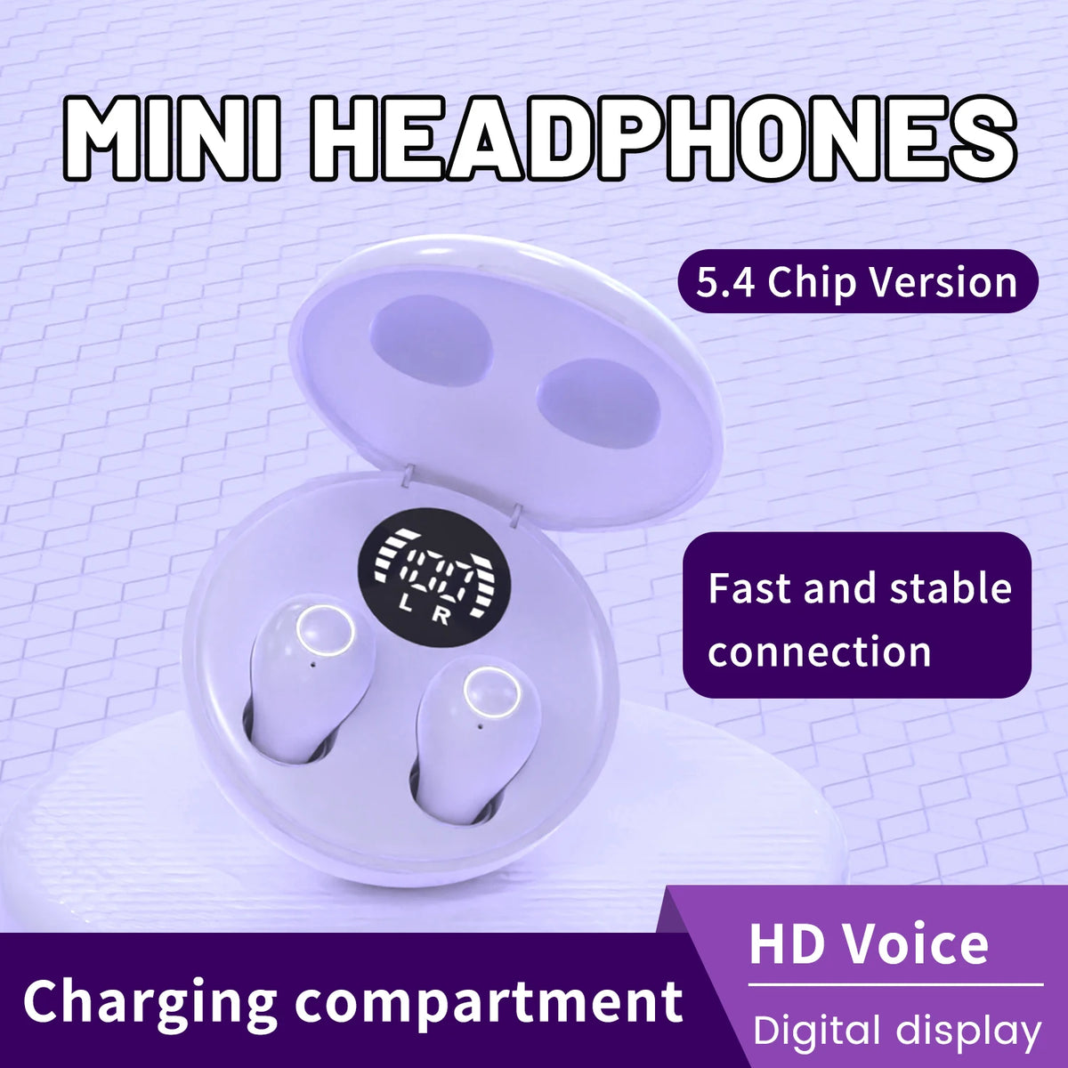 SHUKE Invisible Wireless Bluetooth Sleeping Earbuds With Noise Cancellation