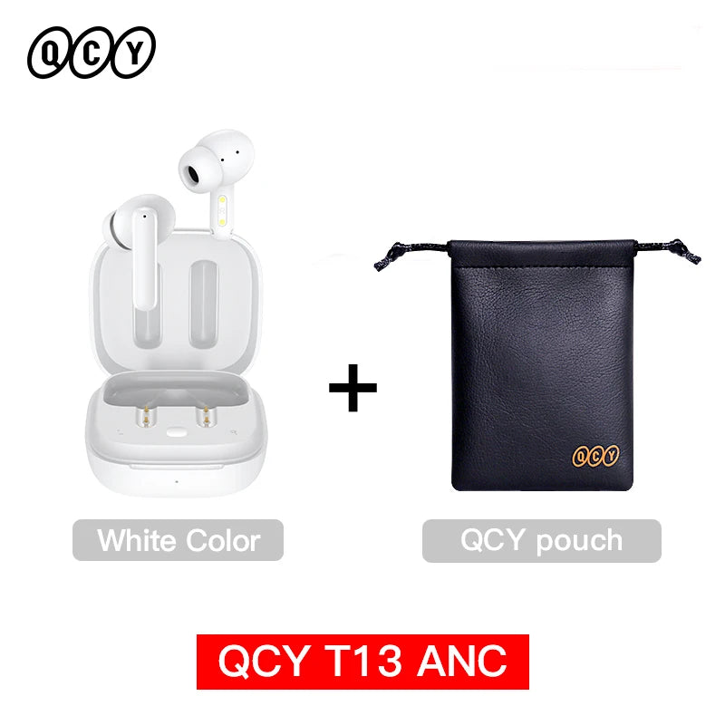 QCY T13 ANC Wireless Earbuds With Bluetooth 5.3 Connection