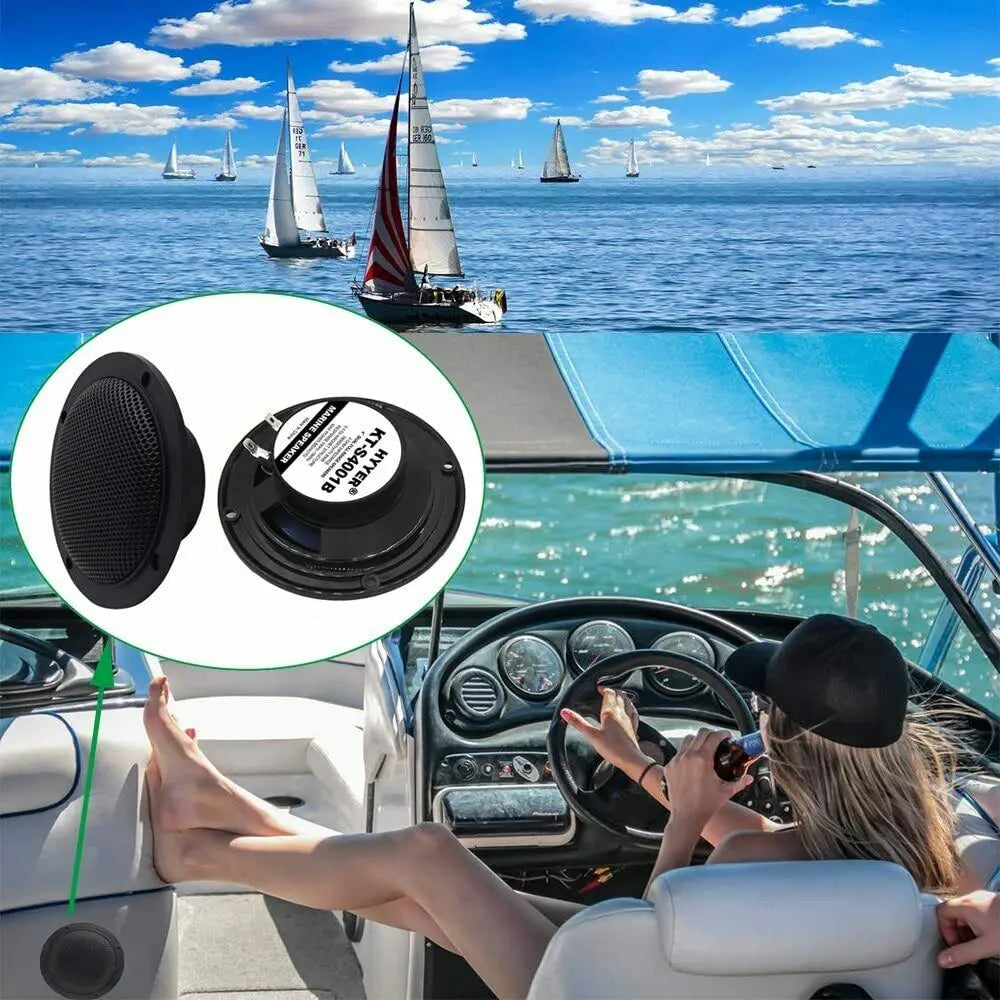 Herdio 160W In Wall Waterproof Ceiling Speaker Surround Sound