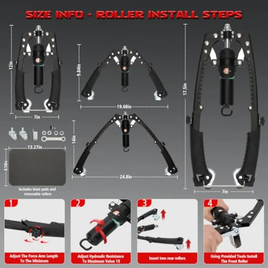 Twister Arm Trainer 3-In-1 Hydraulic Chest Workout Equipment