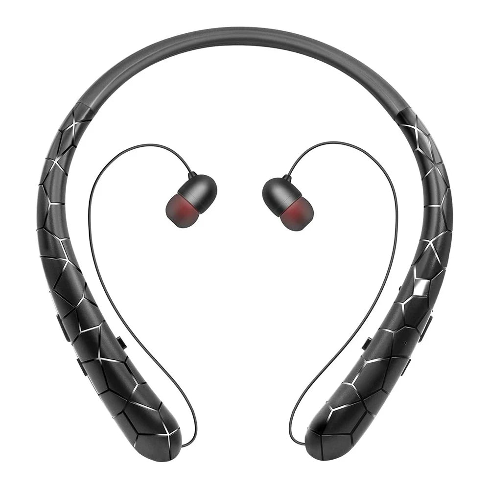 Neckband Bluetooth Headset Waterproof Design With Noise Cancellation
